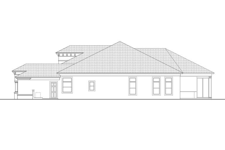 Contemporary House Plan #5565-00151 Elevation Photo