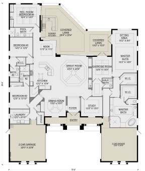 Main Floor  for House Plan #5565-00151