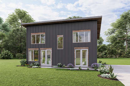 1 Bed, 1 Bath, 1208 Square Foot House Plan - #1462-00039