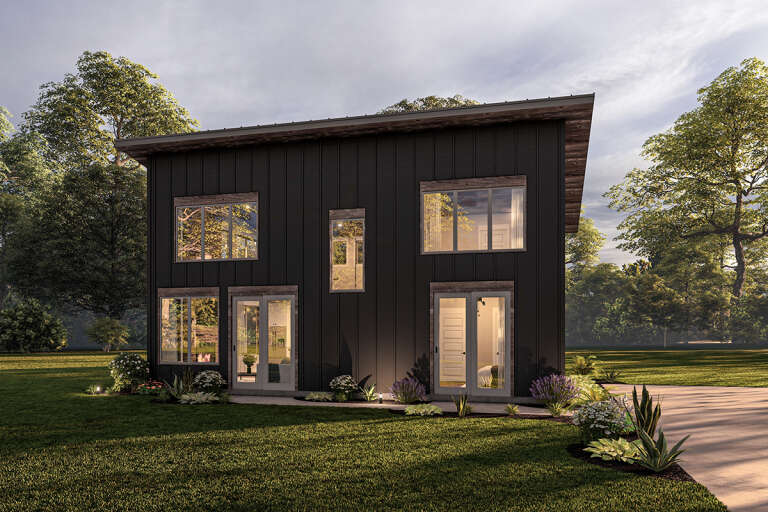Modern House Plan #1462-00039 Elevation Photo