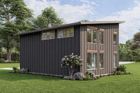 Modern House Plan #1462-00039 Elevation Photo