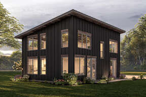 Modern House Plan #1462-00039 Elevation Photo