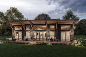 Modern House Plan #1462-00040 Elevation Photo