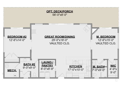 Main Floor  for House Plan #1462-00040