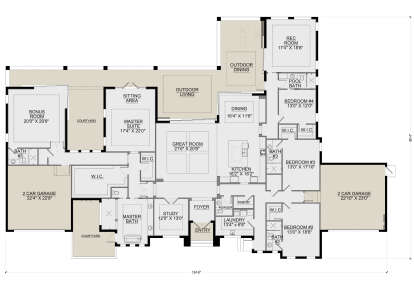 Main Floor  for House Plan #5565-00152