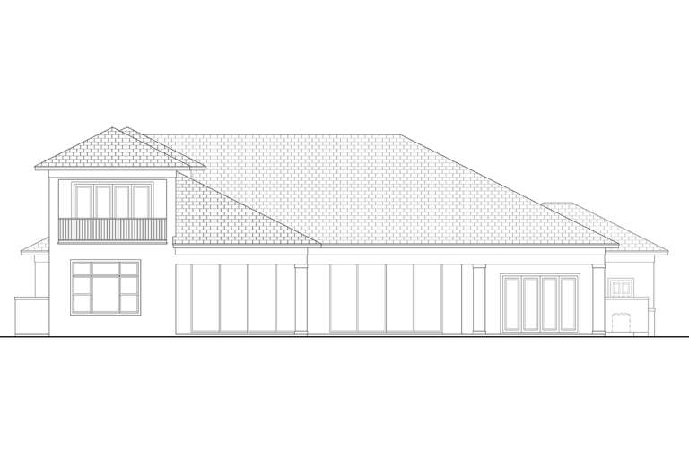 Contemporary House Plan #5565-00154 Elevation Photo