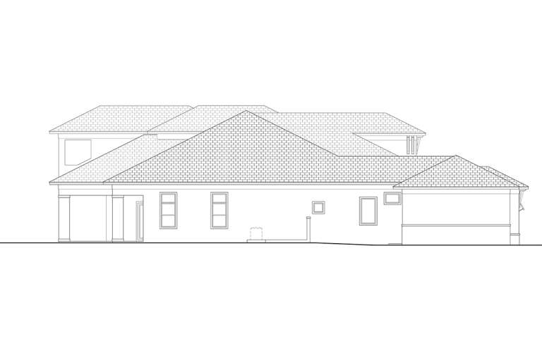 Contemporary House Plan #5565-00154 Elevation Photo