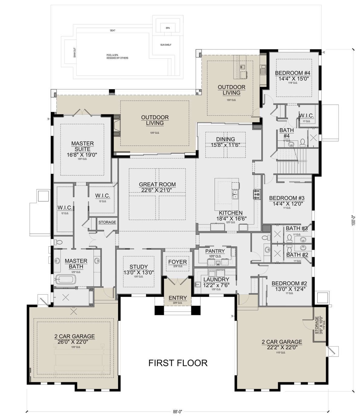 Main Floor  for House Plan #5565-00154