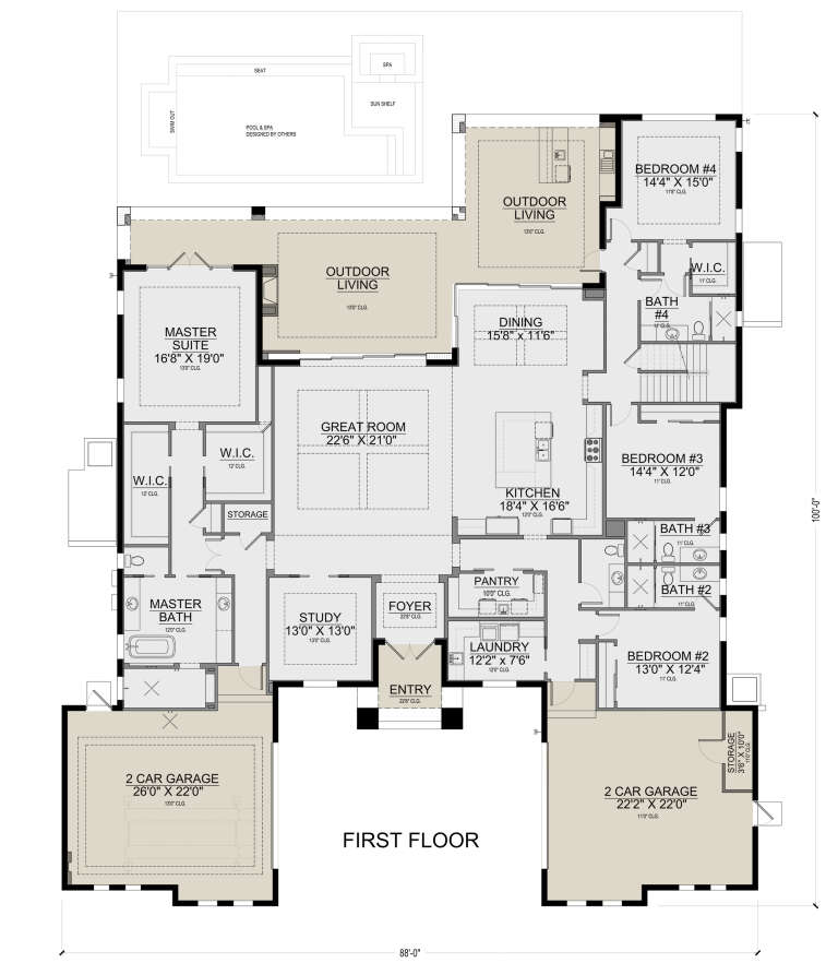 House Plan House Plan #26533 Drawing 1