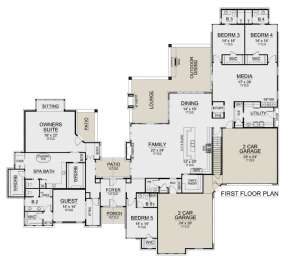 Main Floor  for House Plan #5445-00481