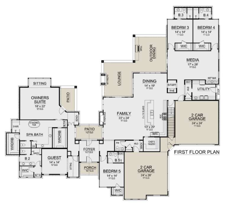 House Plan House Plan #26534 Drawing 1