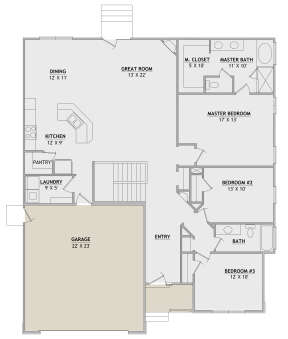 Main Floor  for House Plan #8768-00054