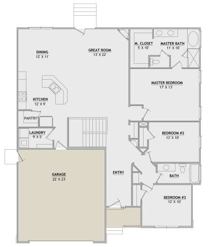 Main Floor  for House Plan #8768-00054