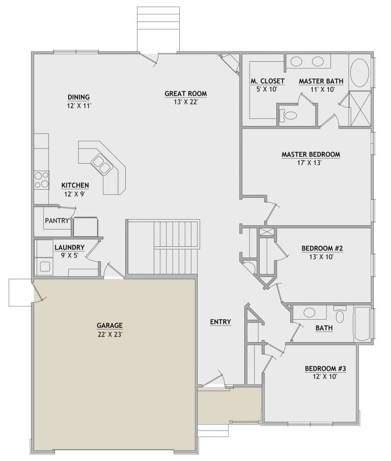 House Plan House Plan #26539 Drawing 1