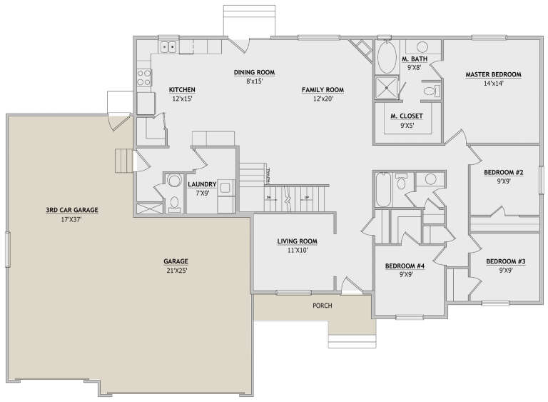 House Plan House Plan #26541 Drawing 1