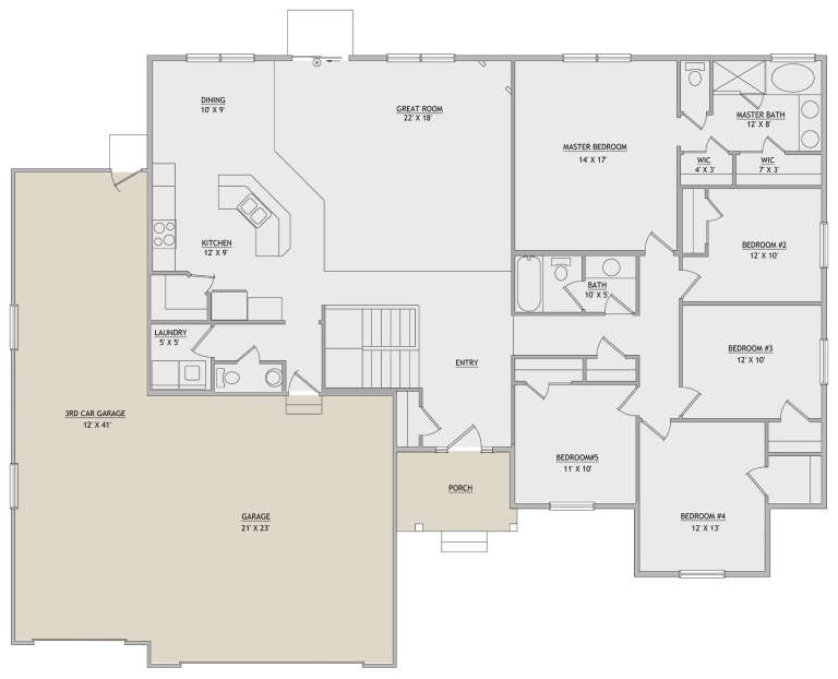 House Plan House Plan #26544 Drawing 1