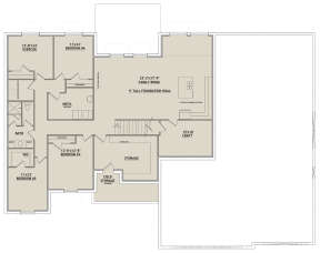 Basement for House Plan #8768-00065