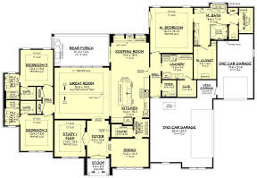 Main Floor  for House Plan #041-00268