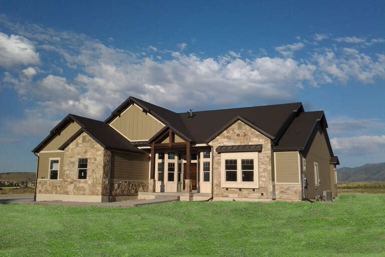 House Plan House Plan #26552 Front Elevation 