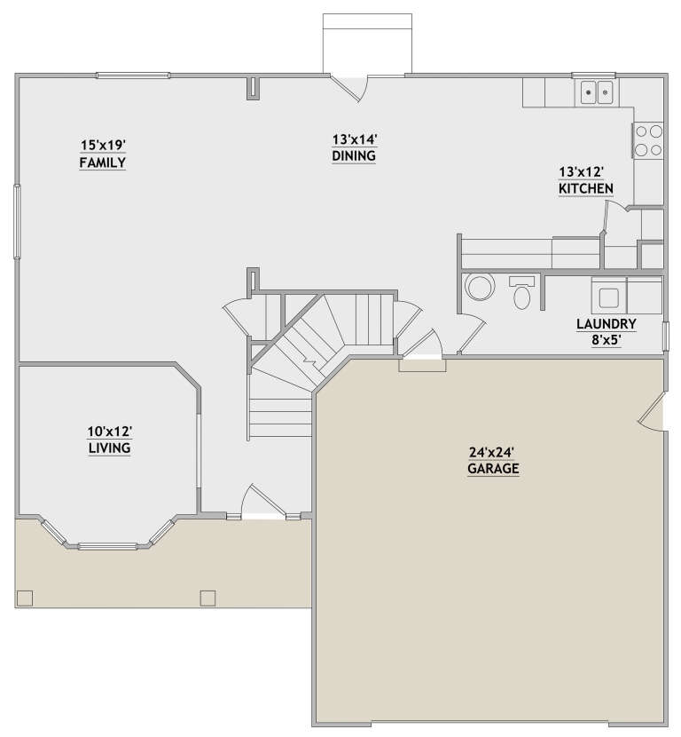 House Plan House Plan #26554 Drawing 1