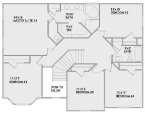 Second Floor for House Plan #8768-00068