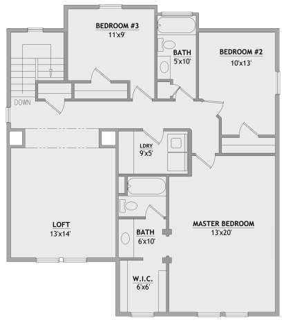 Second Floor for House Plan #8768-00069
