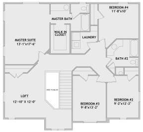 Second Floor for House Plan #8768-00070
