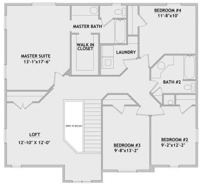 Second Floor for House Plan #8768-00070