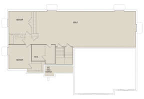 Basement for House Plan #8768-00071