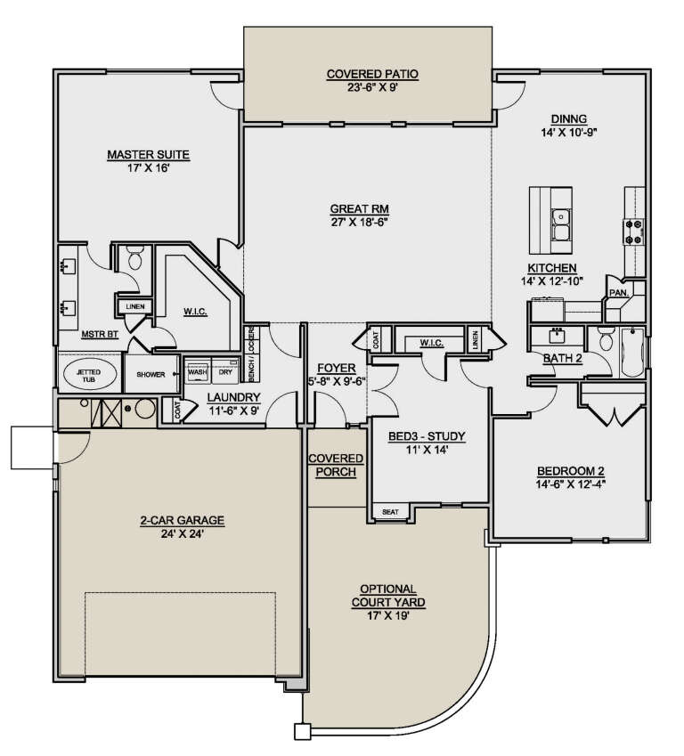 House Plan House Plan #26558 Drawing 1