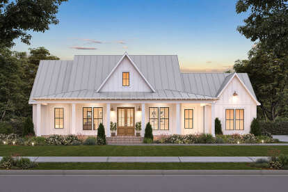 Modern Farmhouse House Plan #4534-00072 Elevation Photo