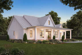Modern Farmhouse House Plan #4534-00072 Elevation Photo