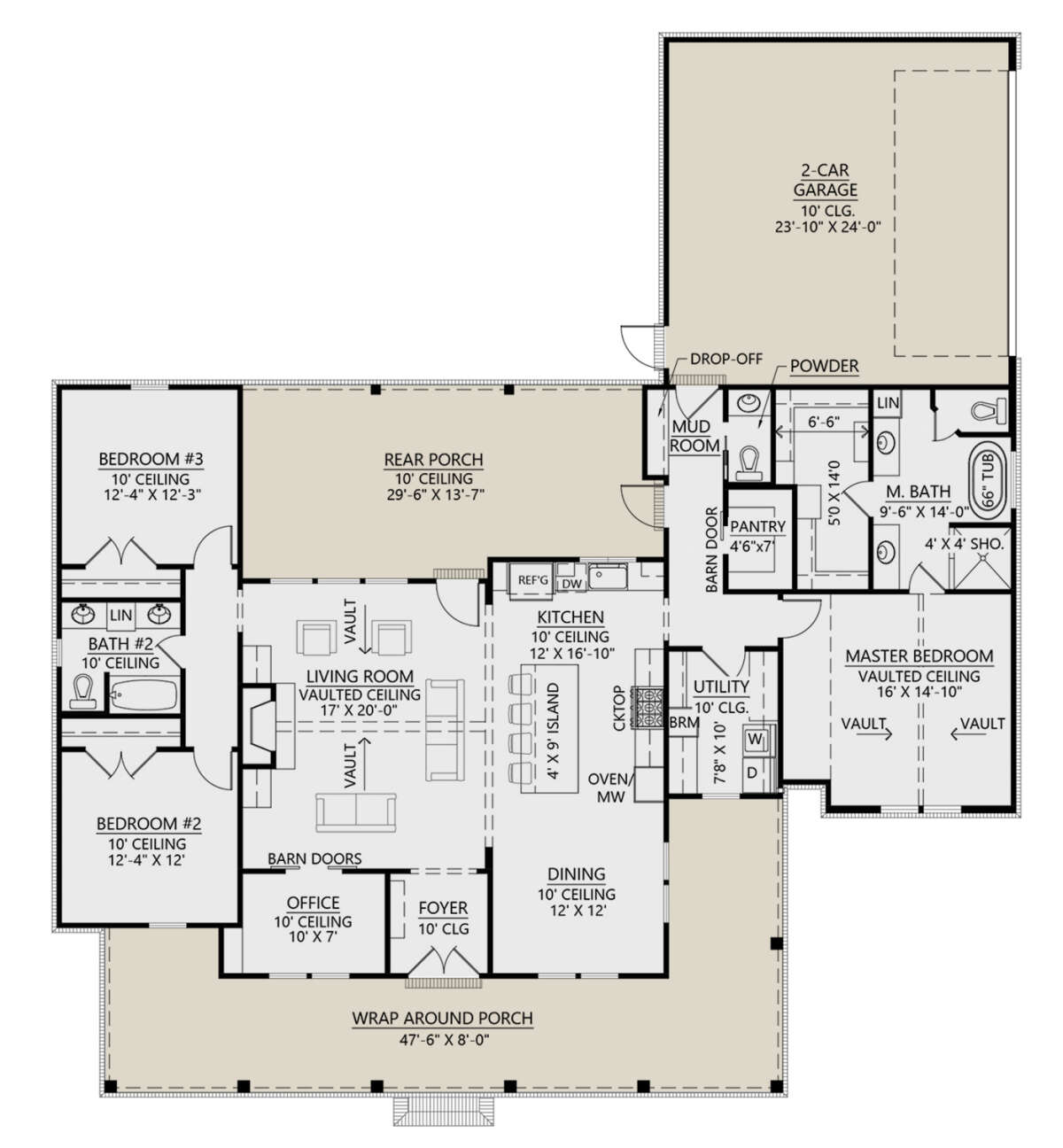 Main Floor for House Plan #4534-00072