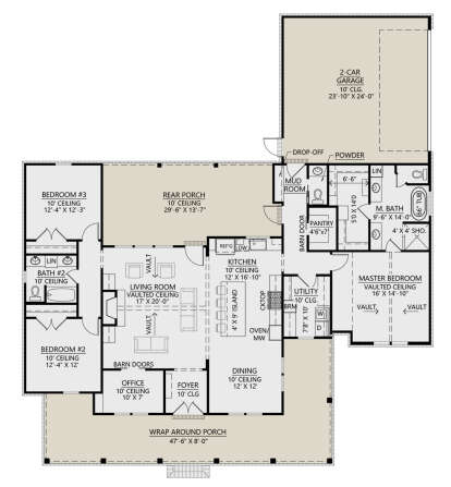 Main Floor  for House Plan #4534-00072