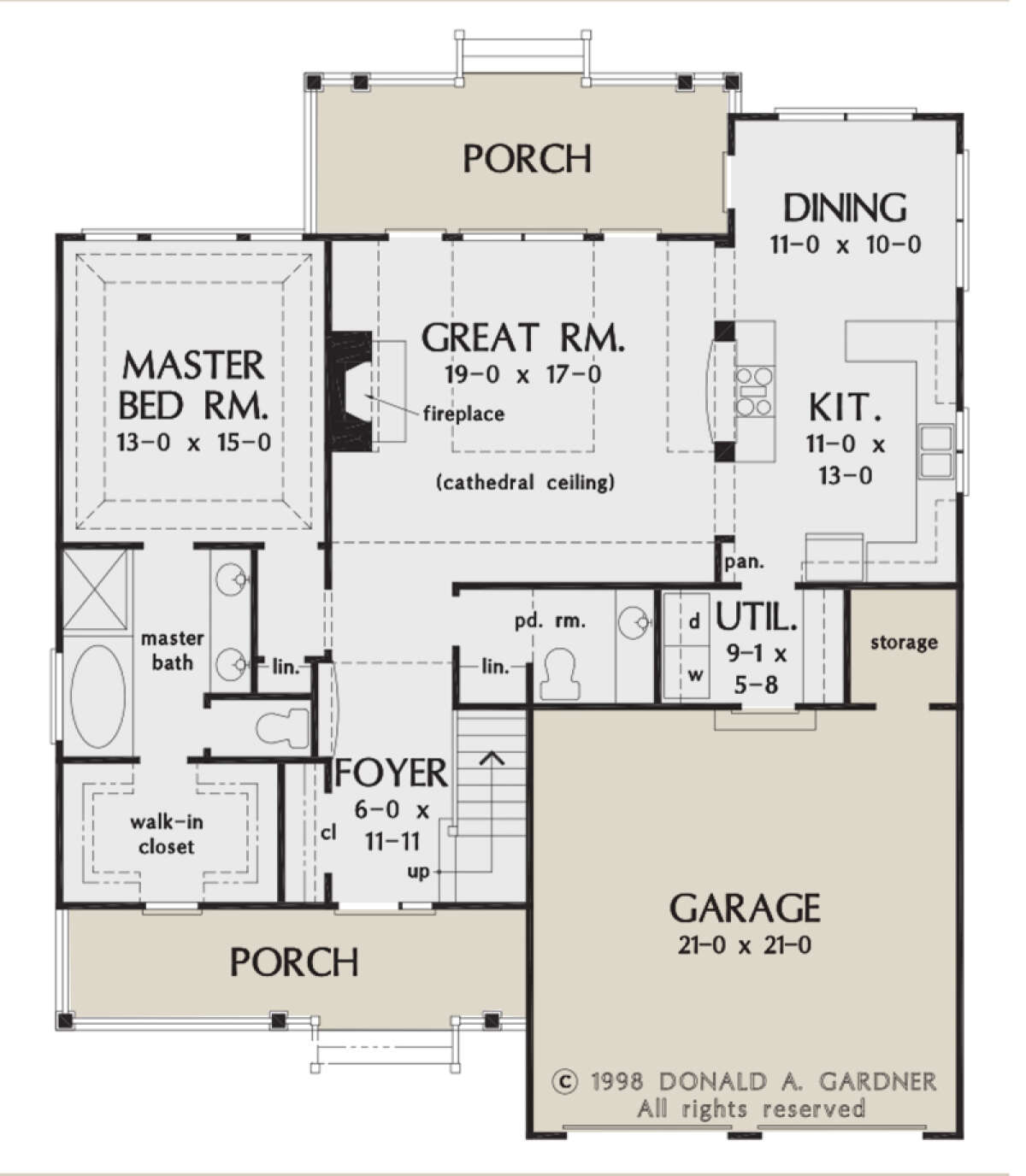 Main Floor  for House Plan #2865-00001