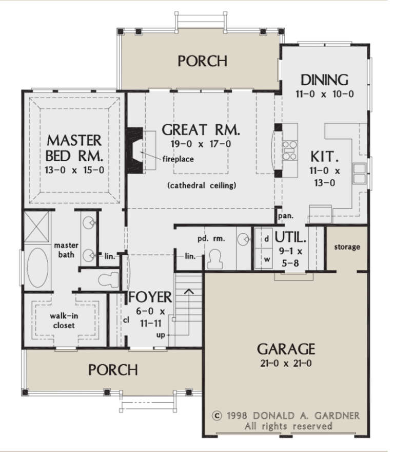 House Plan House Plan #26561 Drawing 1