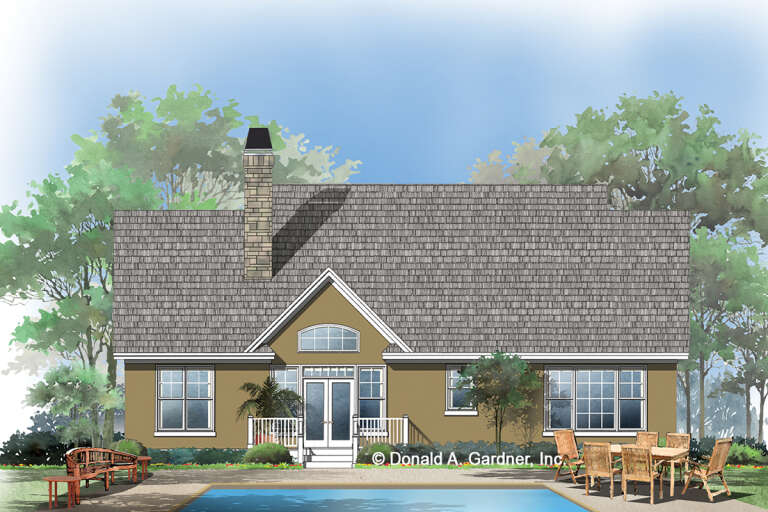 Traditional House Plan #2865-00002 Elevation Photo