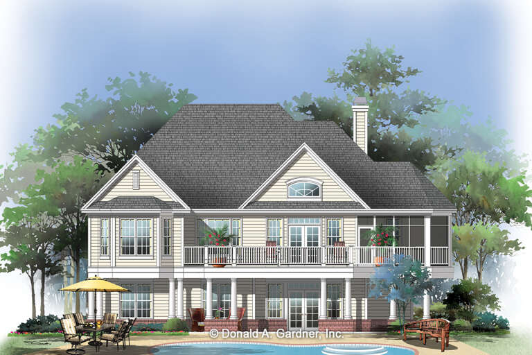 Traditional House Plan #2865-00004 Elevation Photo