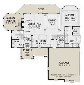 Main Floor  for House Plan #2865-00004