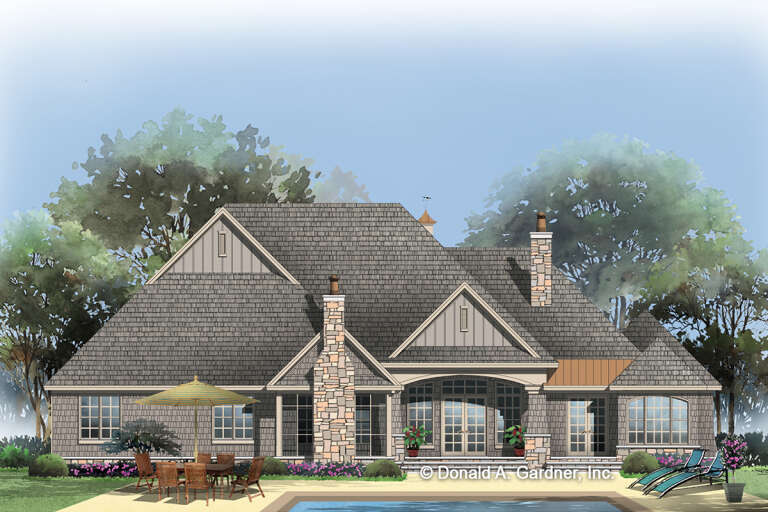 French Country House Plan #2865-00005 Elevation Photo