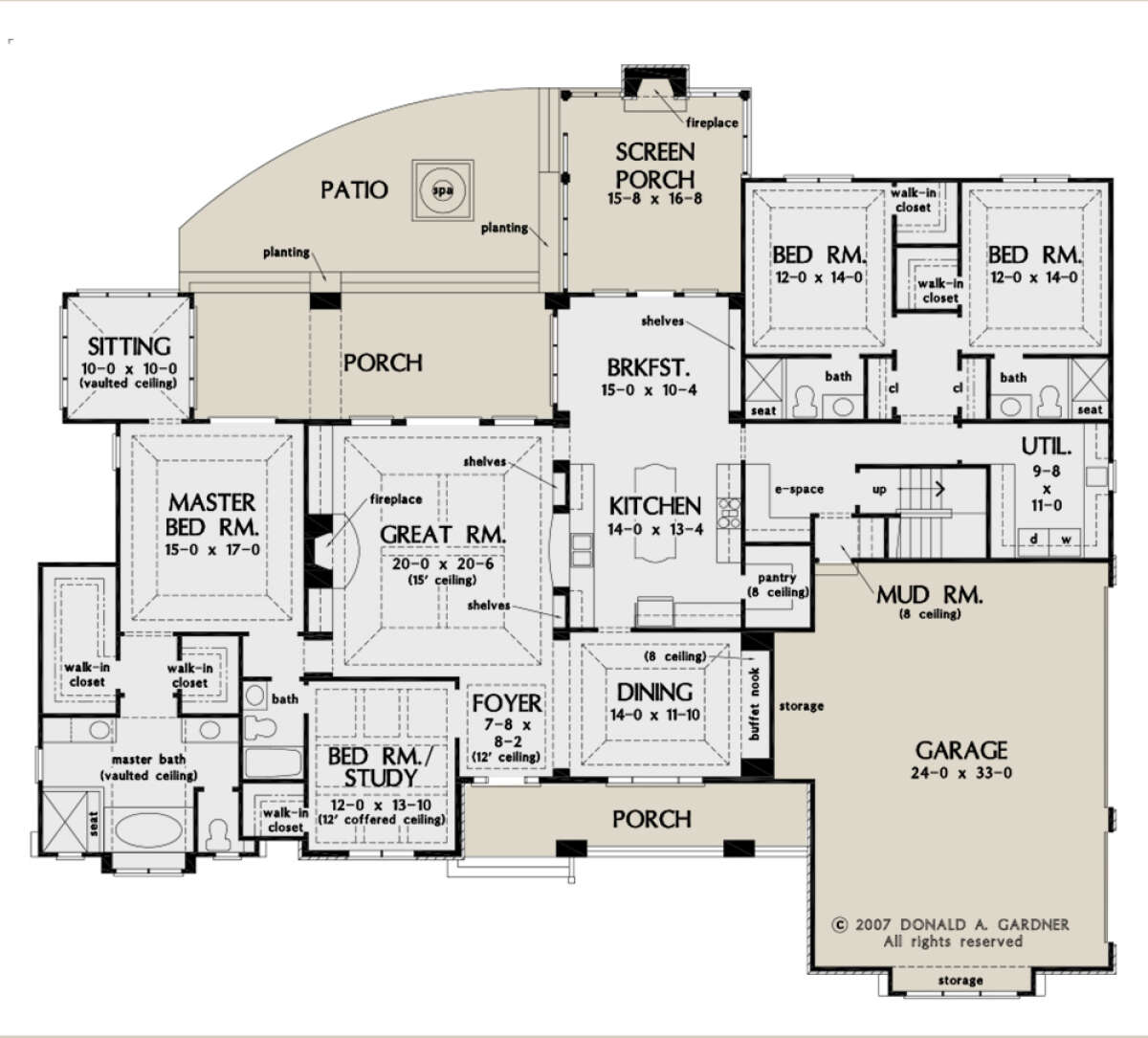 Main Floor  for House Plan #2865-00005