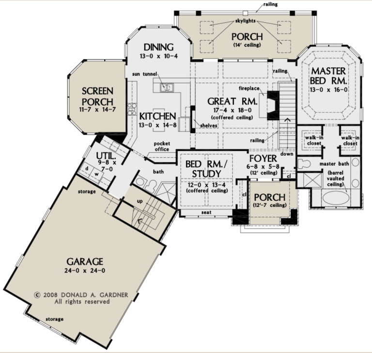 House Plan House Plan #26566 Drawing 1