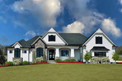 French Country House Plan #2865-00007 Build Photo