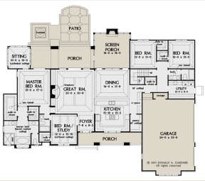 Main Floor  for House Plan #2865-00007