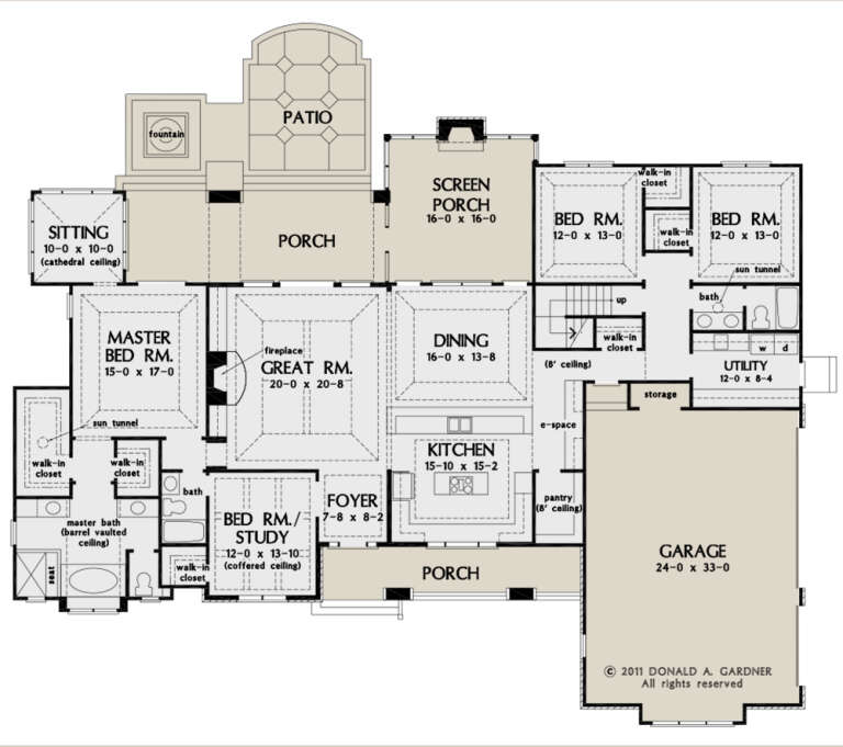 House Plan House Plan #26567 Drawing 1