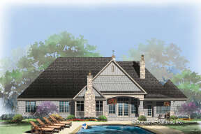 French Country House Plan #2865-00008 Elevation Photo
