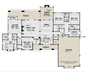 Main Floor  for House Plan #2865-00008
