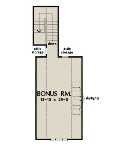 Bonus Room for House Plan #2865-00011