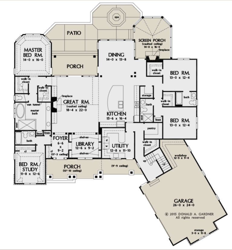House Plan House Plan #26572 Drawing 1
