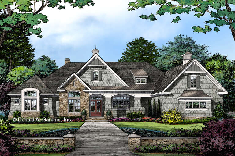 Craftsman House Plan #2865-00013 Elevation Photo